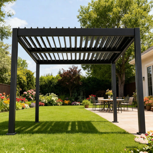 Byron 10' x 10' Adjustable Louvered Pergola