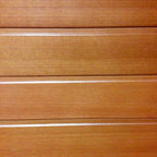 Canadian red cedar wood finish on the HeatWave Hudson Bay infrared sauna
