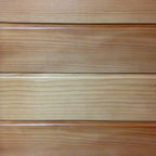 Canadian hemlock wood interior finish on the HeatWave Monticello infrared sauna